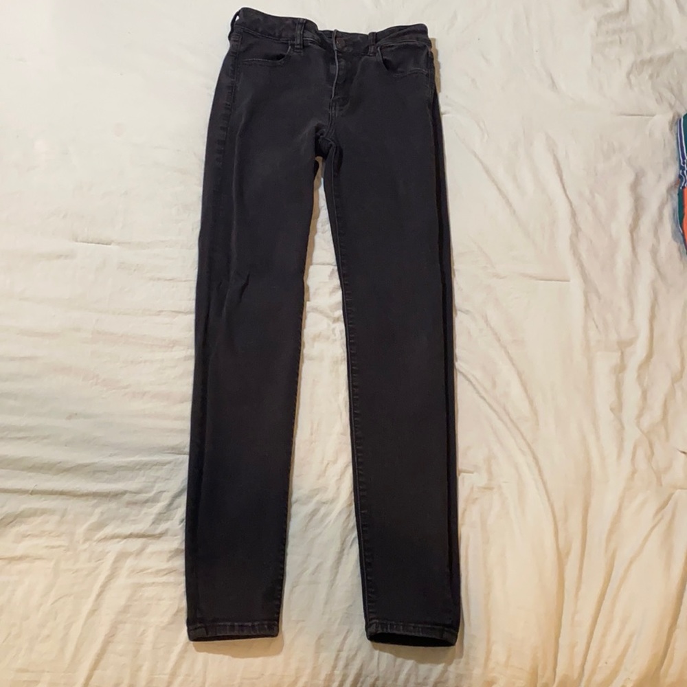 American eagle 8 black next level stretch jeans